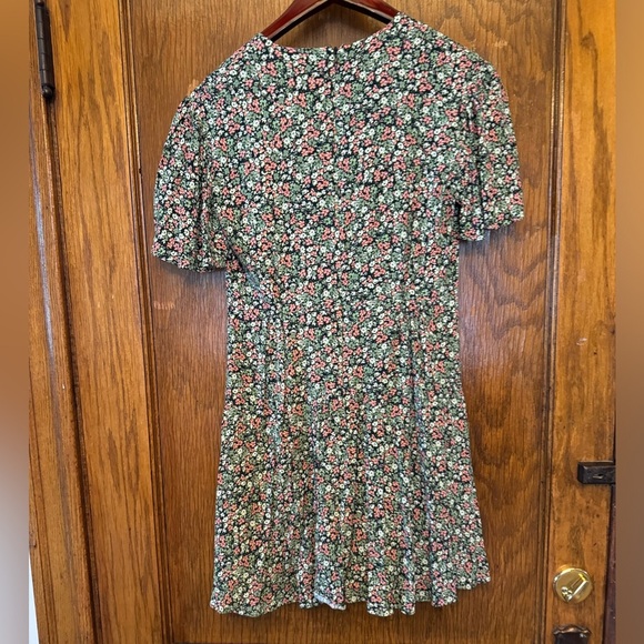 The Kooples Short Printed Dress with Buttons SIZE 1 - Picture 2 of 5